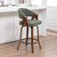 Tabouret de comptoir pivotant rembourré Providence-123200740