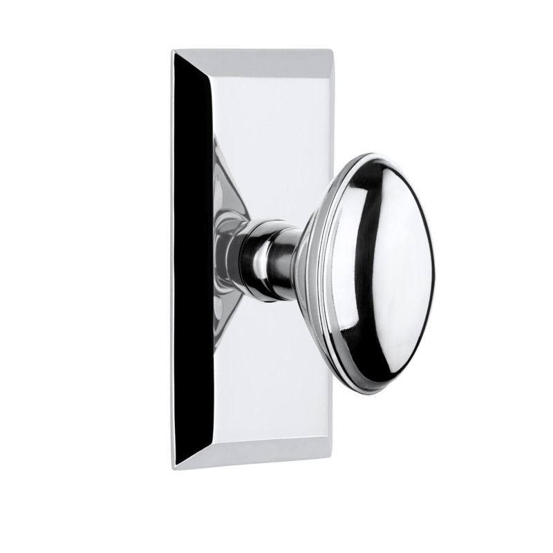 Assiette courte Grandeur Fifth Avenue avec poignée Eden Prairie, Chrome brillant