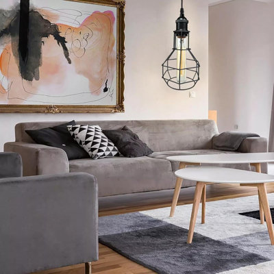 1 - Light White Geometric Pendant
