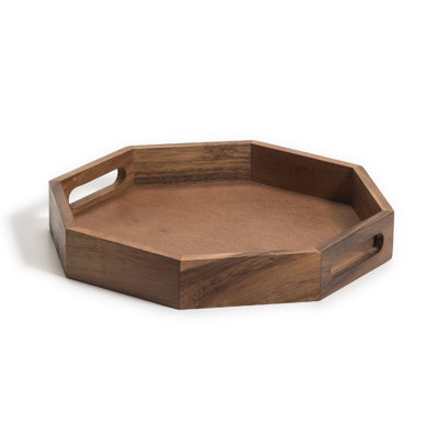 Kalmar Home S/3 Octagon Serving Trays - 1 each size     Everberg