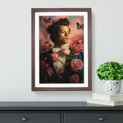 Harry Styles Romanticism - Framed Print
