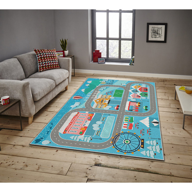 Luxurious Area Rug, 100% Polyester, 5.9 x 9.2 Feet | 740 g/m² Weight, Non-Slip Felt Dot Underside, Easy Clean Velvet Fabric, 0.08 in Pile Height | Machine Washable, Perfect for Living Room & Bedroom Décor