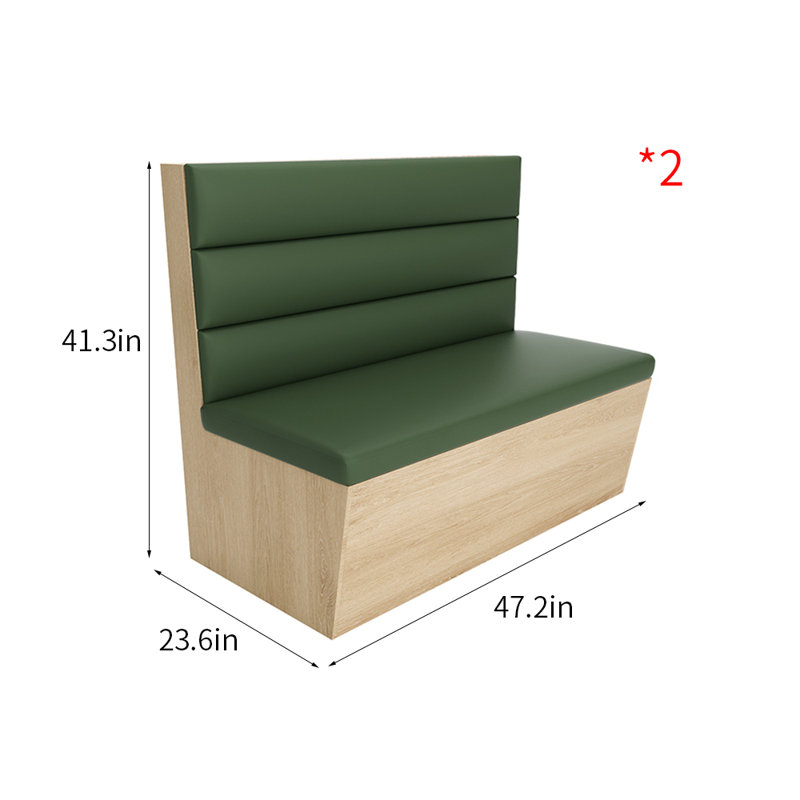 Banc rembourré en cuir synthétique Modern Leisure