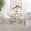Chaise d'appoint rembourrée (ensemble de 2)-378946145