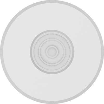 Standard Grayson Bullseye Rosette with Beveled Edge
