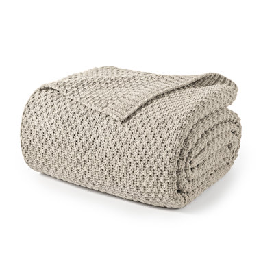 Chunky Chenille Weighted Throw Blanket