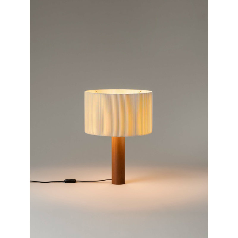 Solid Wood Table Lamp, Sapeli