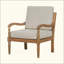 Acacia Luxe Outdoor Patio Chair With Cushions,Wooden Club Chairs With Fabric