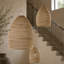 19 in. H Rattan Dome Pendant Shade