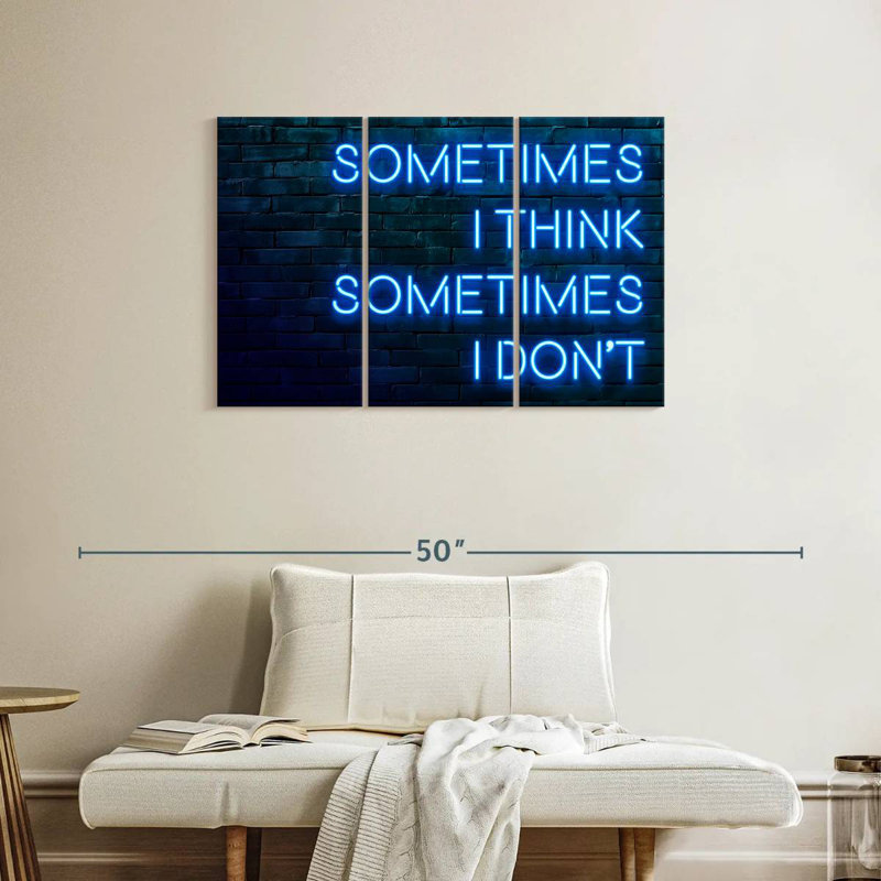 Tergel Sometimes I Think Sometimes I Don't, 24" H x 38" W