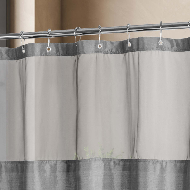 Rideau de douche Hulett, Gris