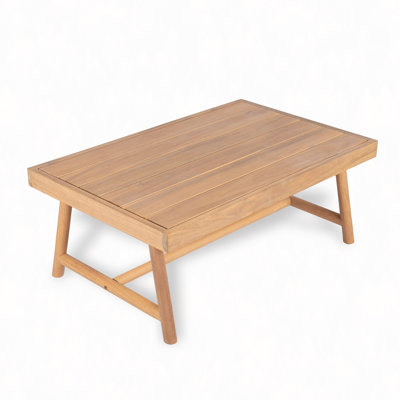 Patio Acacia Wood Rectangle Coffee Table, Teak