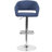 Amberlie Modern Upholstered Adjustable-Height Barstool with Footrest-124991589-124990602