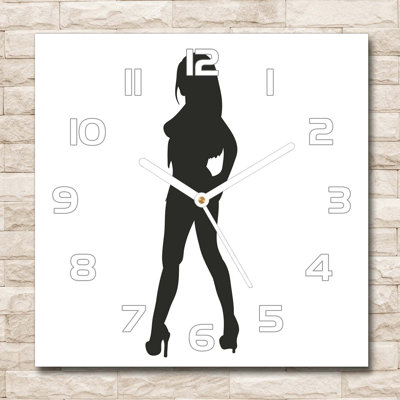 Glass Wall Clock