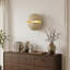 Applique murale décorative en travertin naturel 7,87 po, lumière ambiante pour chambre à coucher et salon-1728521961