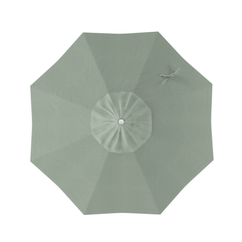 Parasol sunbrella de marché 7,5' Wallach, Tissage uni Sunbrella® palette brume