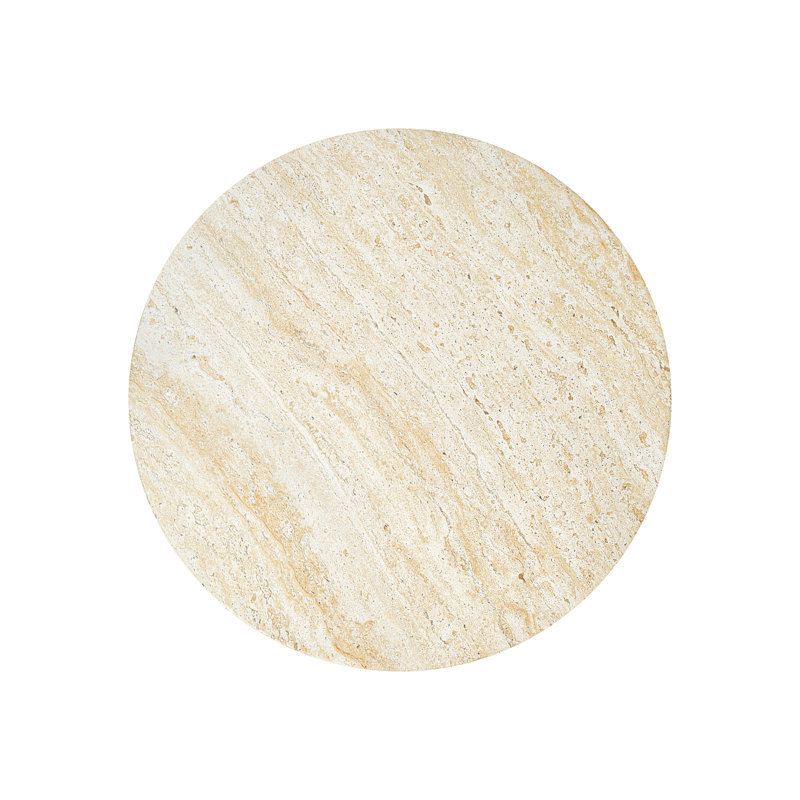 Table d'appoint d'extérieur MGO, Beige/Or