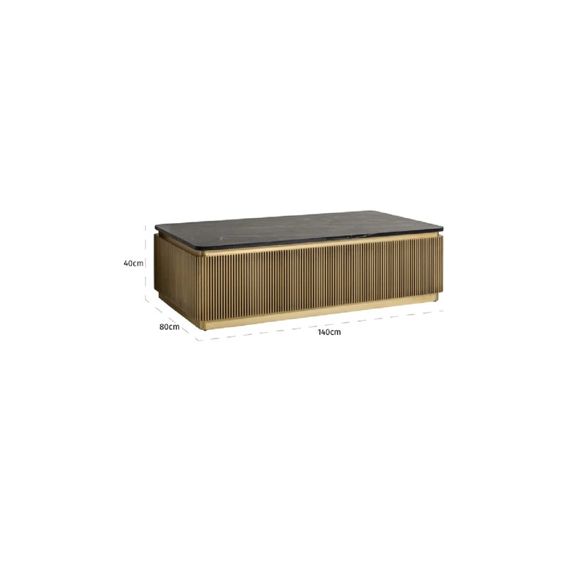 Ironville Marble Coffee Table