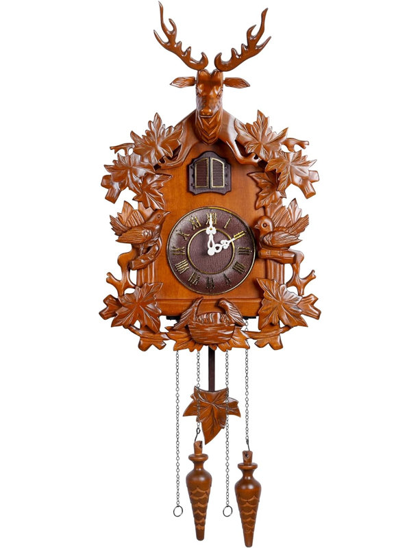 Jeniveve Solid Wood Wall Clock