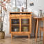 Buffet cerisier massif et bois manufacturé-2065750842