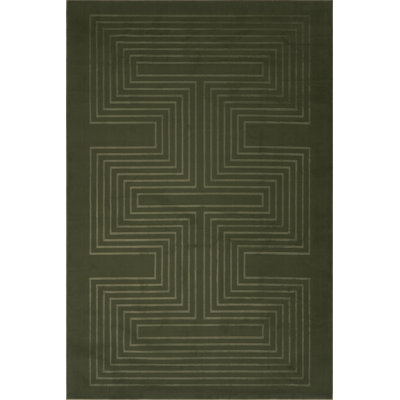 Nuloom Lunavelle Geometric Washable Area Rug