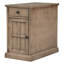 Table d'appoint U-Can Classic Vintage Living Room Table d'appoint avec ports USB et un tiroir multifonctionnel avec porte-gobelets-512033560
