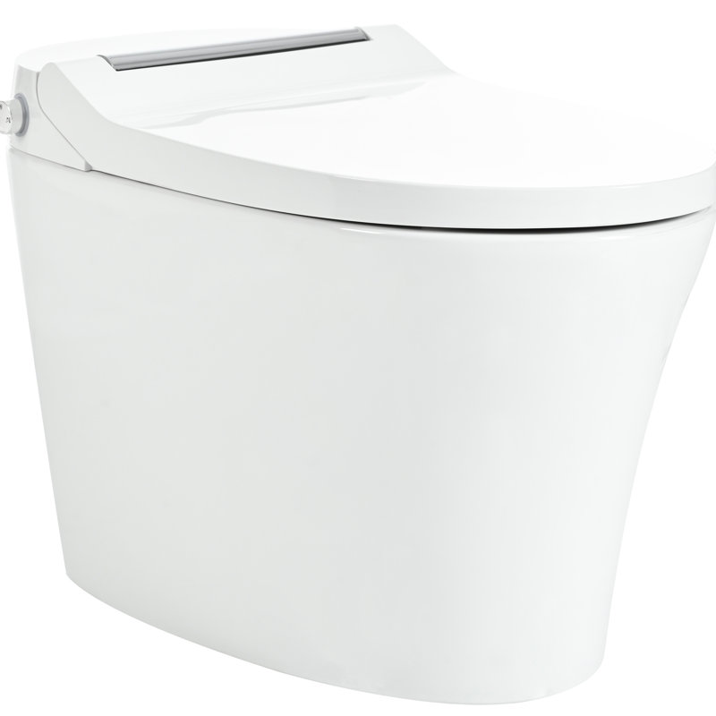 Toilette intelligente pour salle de bain avec chasse d'eau automatique et fonction de nuit douce