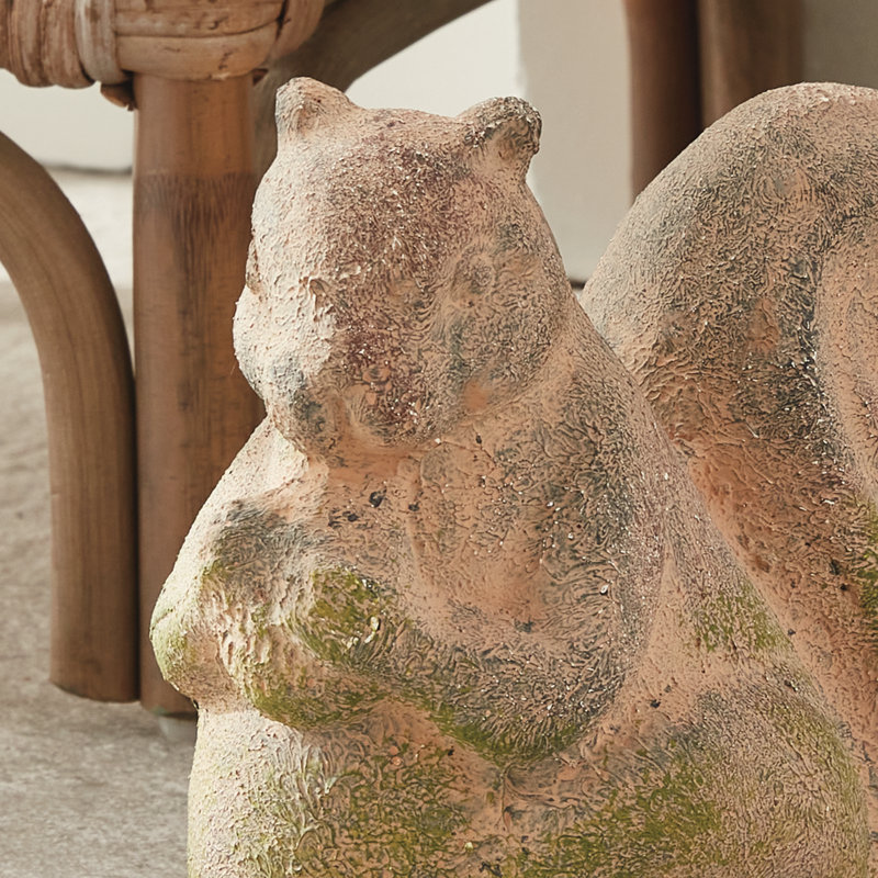 Doogal Squirrel Terracotta Garden Statue