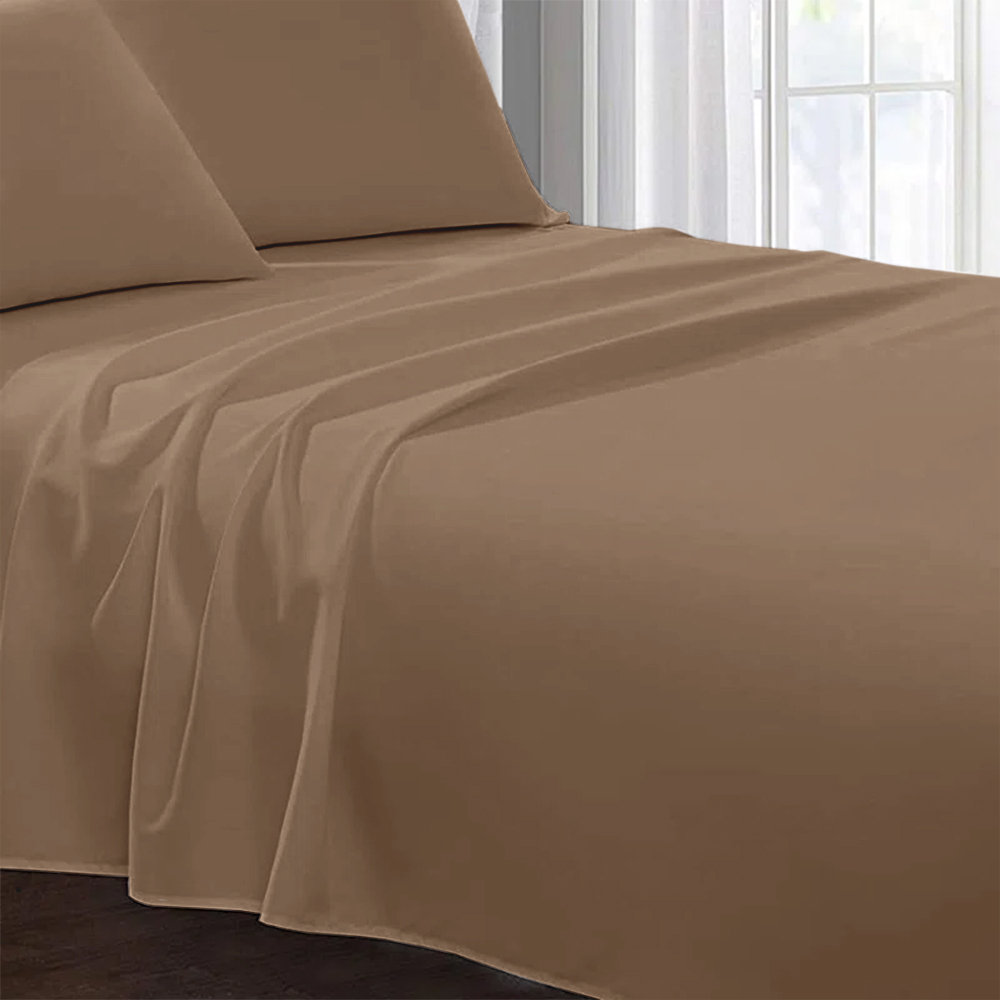 Deirdre 200 Thread Count Egyptian Certified Cotton Flat Sheet