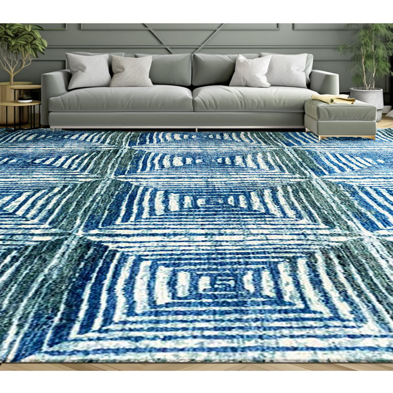 Geometric Area Rug, Rectangle 10' x 14'