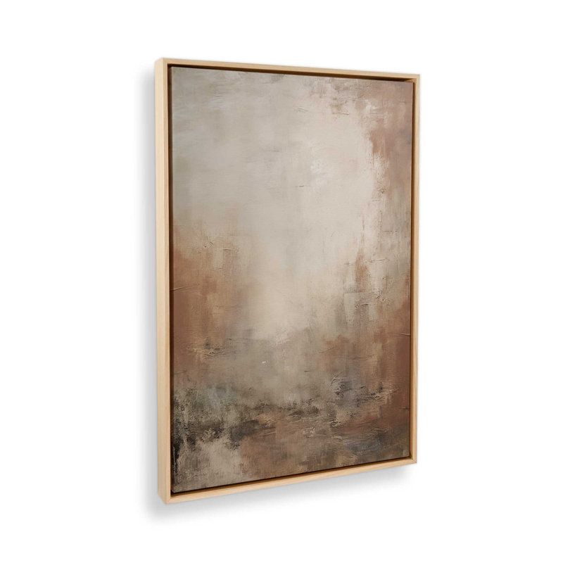 «Russet Mist Déroulant», reproduction sur toile roulée, H 30,75 po x l 20,75 po x P 1,75 po, Cadre flottant, Érable américain