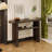 Elegant Minimalist Console Table With Rounded Edges And Sturdy Shelf Design For Entryway, Living Room-2023593220