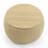 Round Storage Ottoman, 2 in 1 Function, Work as End table and Ottoman