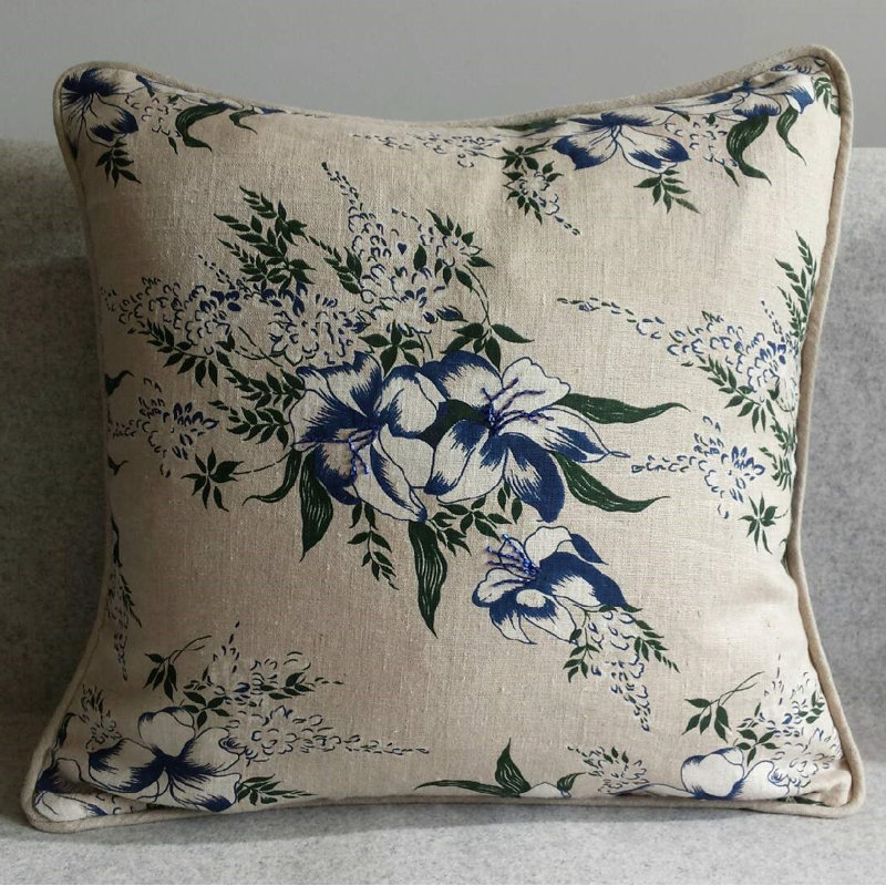Floral Square Cushion