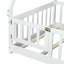 Lit simple en forme de tente, lit tipi avec garde-corps, lattes et porte-286085928-286085929