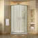 Prime 38" x 74.75" Round Sliding Shower Enclosure with SlimLine Base