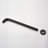 1-Spray Patterns 9.8 In. Wall Mount Dual Fixed And Handheld Shower Head 1.8 GPM In Matte Black
