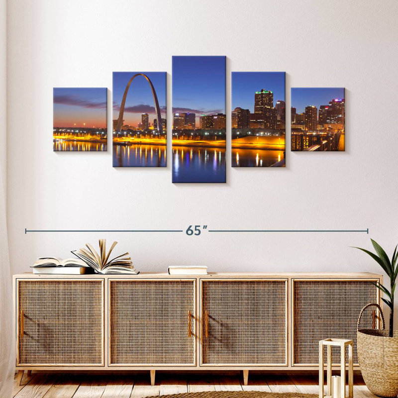 St. Louis Blue Hour, H 24 po x l 55 po