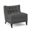 Chaise d'appoint avec coussin en polyester de 29 po de largeur Social-41241647-41242335