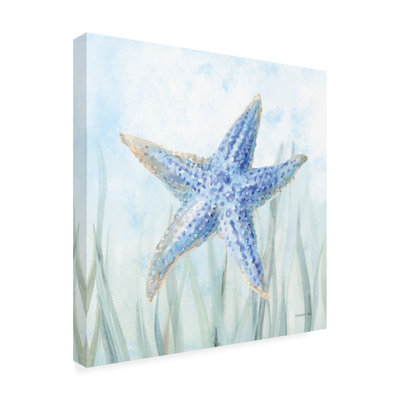 Étoile de mer sous-marine - impression sur toile tendue