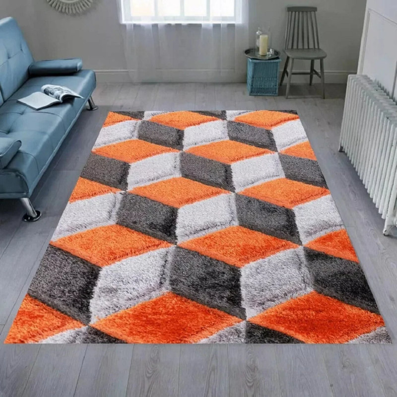 Qurto Orange, Rectangle 120 x 170 cm