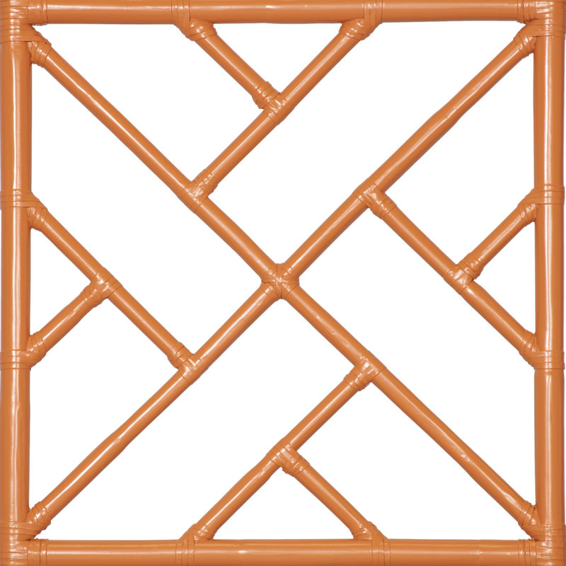 Alden Open-Frame Headboard, Twin, Citrus Orange