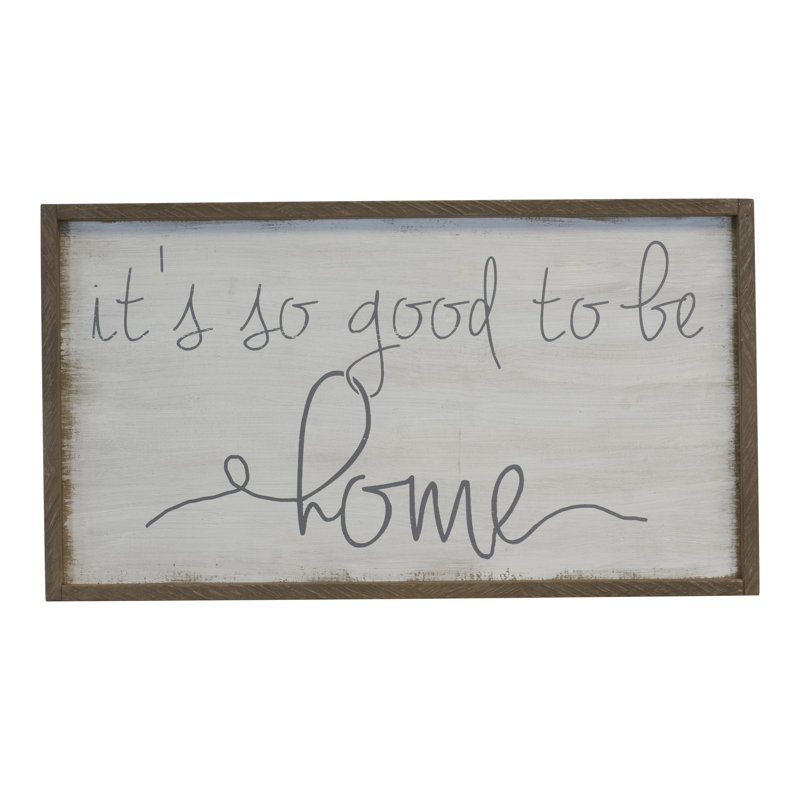 Signe en bois «maison»