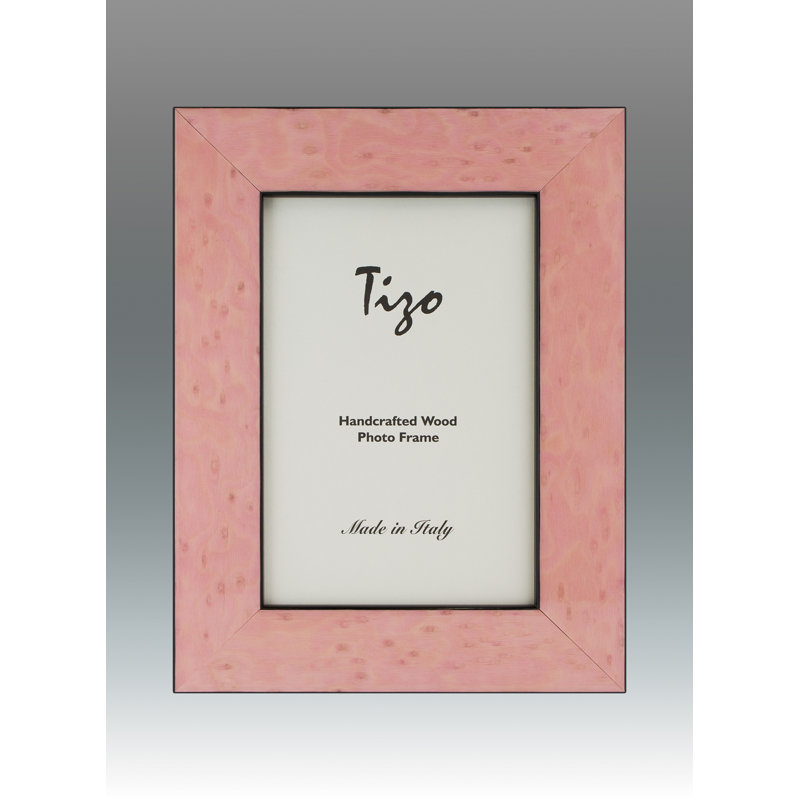 Wood Picture Frame, 5" x 7", Pink