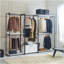 Fiona Wood And Metal Walk-In Closet With One Drawer