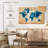 Aliaz Textured Blue World Map-107947943