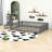 Floor Bed With Guardrails, Door And Sturdy Slats-12497807-12497812
