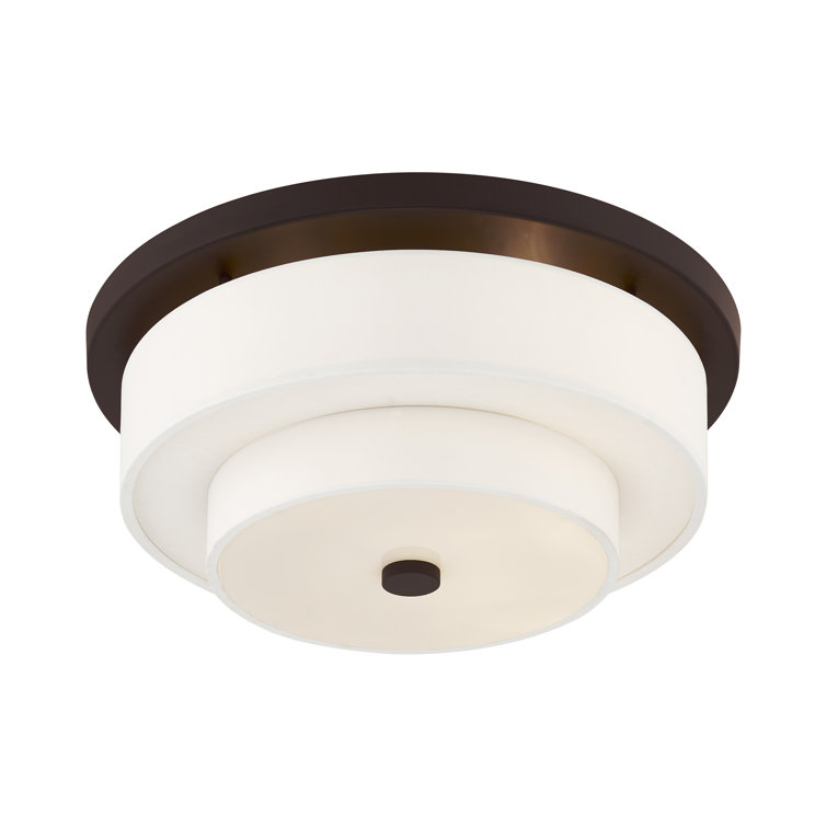 Flaire 4 Light Fabric Flush Mount