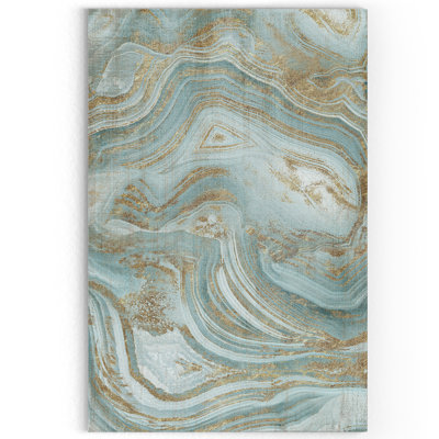 " Blue Agate " Painting Print