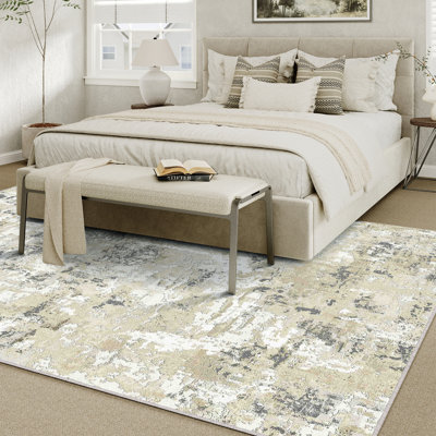 Tapis texturé abstrait Vellum Home